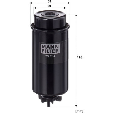 Kraftstofffilter WK 8114