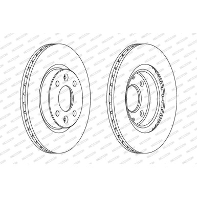 Bremsscheibe DDF1096C