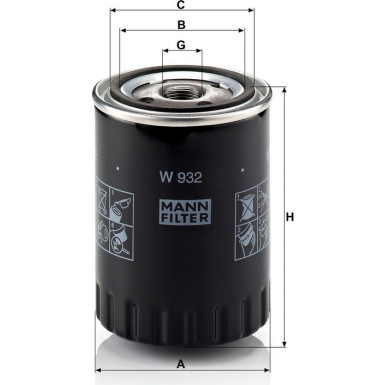 Ölfilter W 932 Ölfilter W 932