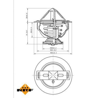 Thermostat, Kühlmittel 725031 Thermostat, Kühlmittel 725031