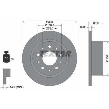 Bremsscheibe 92157600 Bremsscheibe 92157600