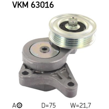 SKF Spannrolle, Keilrippenriemen VKM 63016
