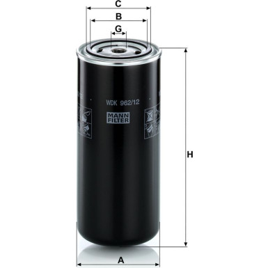 Kraftstofffilter WDK 962/12