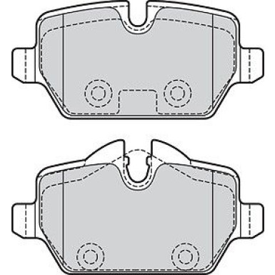 Valeo Bremsbelagsatz, Scheibenbremse 601731 Valeo Bremsbelagsatz, Scheibenbremse 601731