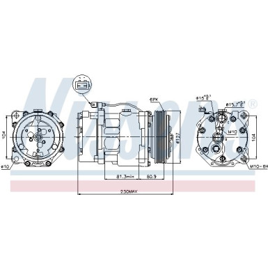 Kompressor, Klimaanlage 89061 Kompressor, Klimaanlage 89061