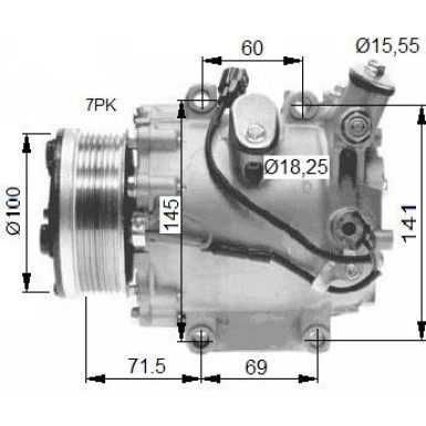 Kompressor, Klimaanlage 32491