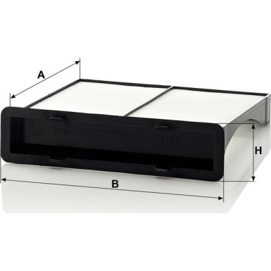 MANN-FILTER CU 22 004 Innenraumfilter, Partikelfilter