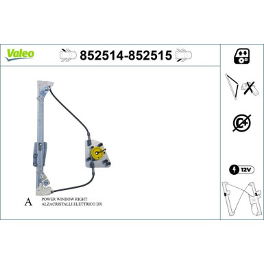 Valeo Fensterheber 852514