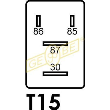 GEBE Relais, Arbeitsstrom 9 9422 1