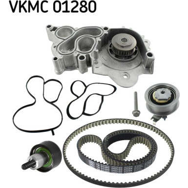 SKF Wasserpumpe + Zahnriemensatz VKMC 01280
