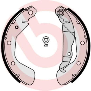 Brembo Bremsbackensatz ESSENTIAL LINE S 59 514 Brembo Bremsbackensatz ESSENTIAL LINE S 59 514