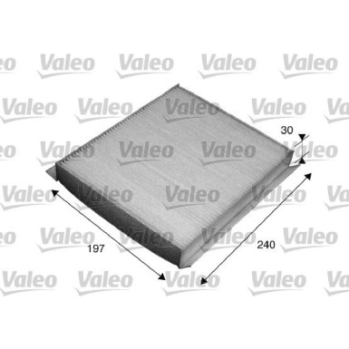 Valeo Filter, Innenraumluft VALEO ESSENTIAL 715540