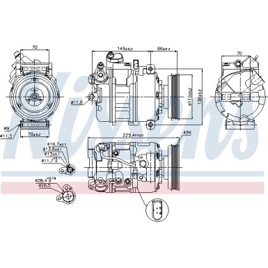 Kompressor, Klimaanlage 89023 Kompressor, Klimaanlage 89023