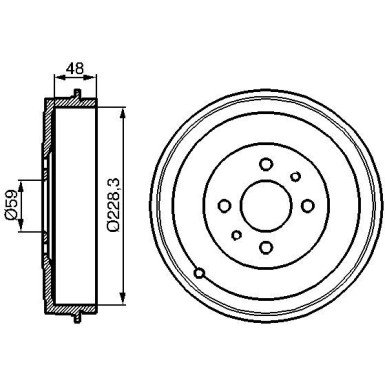Bremstrommel 0 986 477 088 Bremstrommel 0 986 477 088