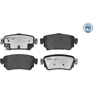 Meyle Bremsbelagsatz, Scheibenbremse MEYLE-PD: Advanced performance and design 025 259 6515/PD Meyle Bremsbelagsatz, Scheibenbremse MEYLE-PD: Advanced performance and design 025 259 6515/PD