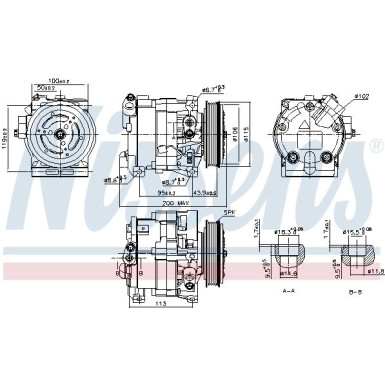 Kompressor, Klimaanlage 890187 Kompressor, Klimaanlage 890187