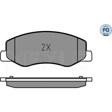 Meyle Bremsbelagsatz, Scheibenbremse MEYLE-PD: Advanced performance and design 025 251 7218/PD