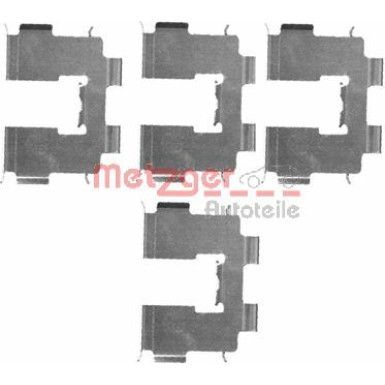 Metzger Zubehörsatz, Scheibenbremsbelag 109-1717