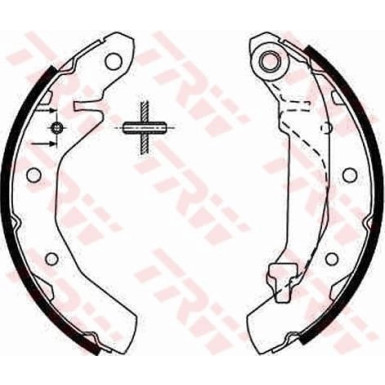 Bremsbackensatz GS8645 Bremsbackensatz GS8645