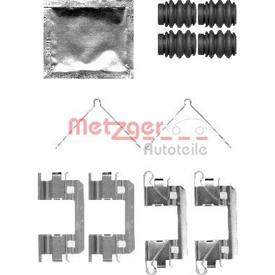 Metzger Zubehörsatz, Scheibenbremsbelag 109-1811