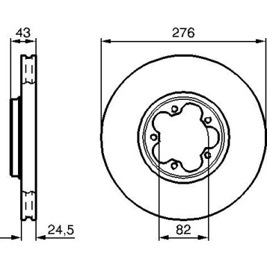 Bremsscheibe 0 986 479 B28