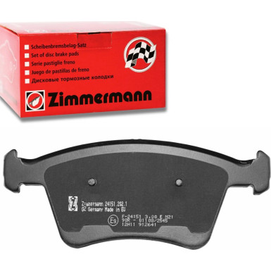 ZIMMERMANN 24046.185.1 Bremsbeläge für MAZDA 6 mit akustischer Verschleißwarnung ZIMMERMANN 24046.185.1 Bremsbeläge für MAZDA 6 mit akustischer Verschleißwarnung