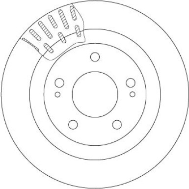TRW Bremsscheibe DF7276