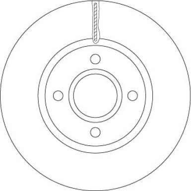 TRW Bremsscheibe DF6509 TRW Bremsscheibe DF6509