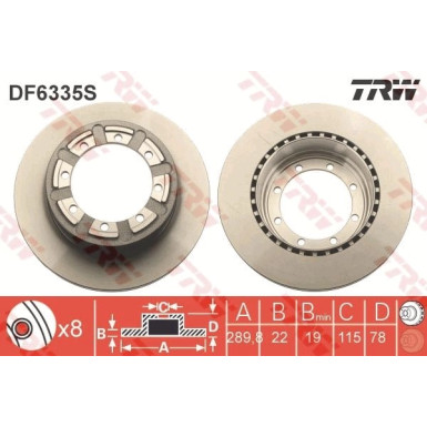 Bremsscheibe DF6335S