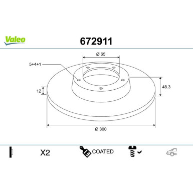 Bremsscheibe 672911 Bremsscheibe 672911