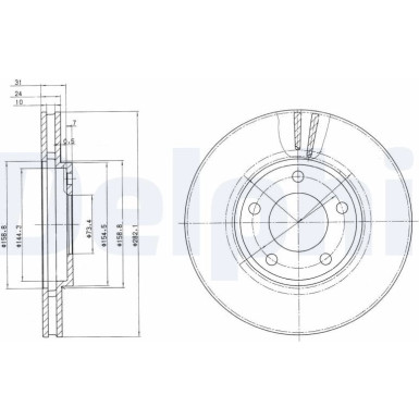 Bremsscheibe BG3383 Bremsscheibe BG3383