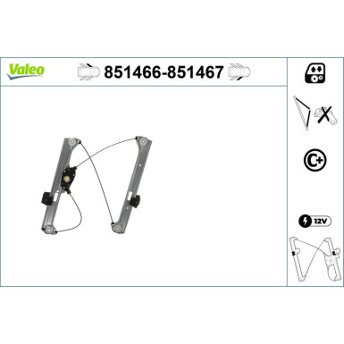 Valeo Fensterheber 851466