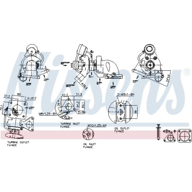 Nissens Turbolader 93075