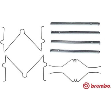 Brembo Zubehörsatz, Scheibenbremsbelag PRIME LINE A 02 263