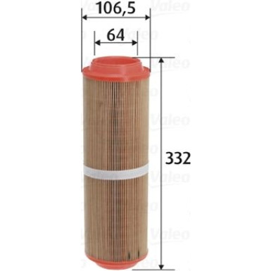Valeo Luftfilter 585757