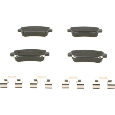 BOSCH Bremsbelagsatz, Scheibenbremse 0 986 424 124 BOSCH Bremsbelagsatz, Scheibenbremse 0 986 424 124