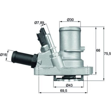 Thermostat, Kühlmittel TI 144 88 Thermostat, Kühlmittel TI 144 88