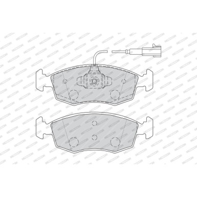 Ferodo Bremsbelagsatz, Scheibenbremse PREMIER ECO FRICTION FDB4353 Ferodo Bremsbelagsatz, Scheibenbremse PREMIER ECO FRICTION FDB4353
