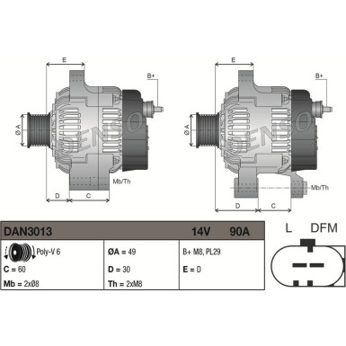 Generator DAN3013 Generator DAN3013
