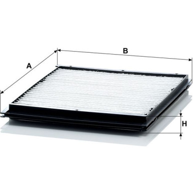 MANN-FILTER CU 2516 Innenraumfilter, Partikelfilter MANN-FILTER CU 2516 Innenraumfilter, Partikelfilter