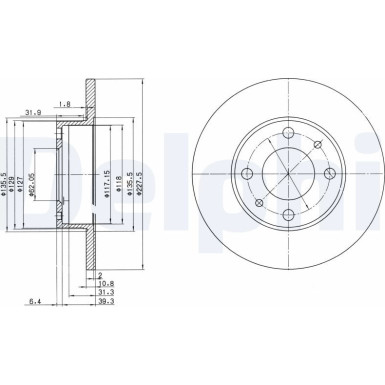 Bremsscheibe BG2147 Bremsscheibe BG2147
