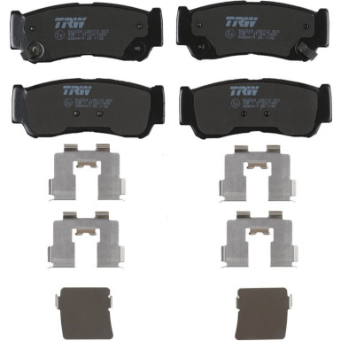 TRW Bremsbelagsatz, Scheibenbremse COTEC GDB3419 TRW Bremsbelagsatz, Scheibenbremse COTEC GDB3419
