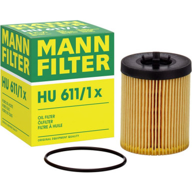 Mann-Filter Ölfilter HU 611/1 X Mann-Filter Ölfilter HU 611/1 X