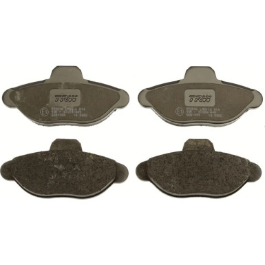 TRW Bremsbelagsatz, Scheibenbremse COTEC GDB1099 TRW Bremsbelagsatz, Scheibenbremse COTEC GDB1099