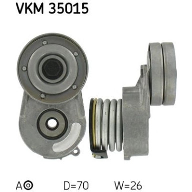 SKF Spannrolle, Keilrippenriemen VKM 35015