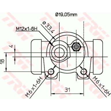 Radbremszylinder BWD130