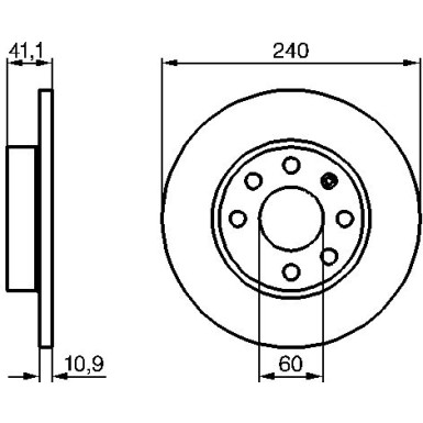 Bremsscheibe 0 986 479 189 Bremsscheibe 0 986 479 189