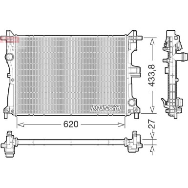 Kühler, Motorkühlung DRM09179 Kühler, Motorkühlung DRM09179