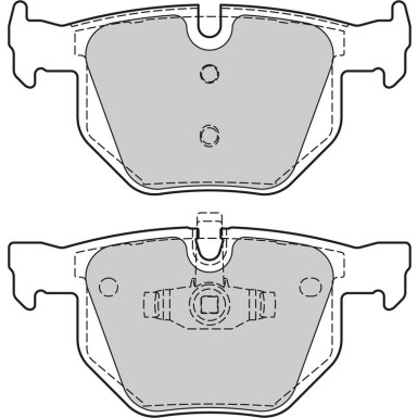 Valeo Bremsbelagsatz, Scheibenbremse 598885 Valeo Bremsbelagsatz, Scheibenbremse 598885