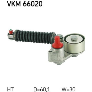SKF Spannrolle, Keilrippenriemen VKM 66020